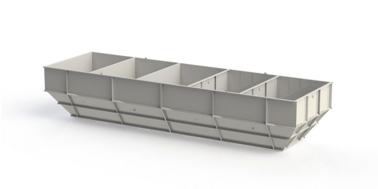 Caixa de Estocagem de 5 Compartimentos